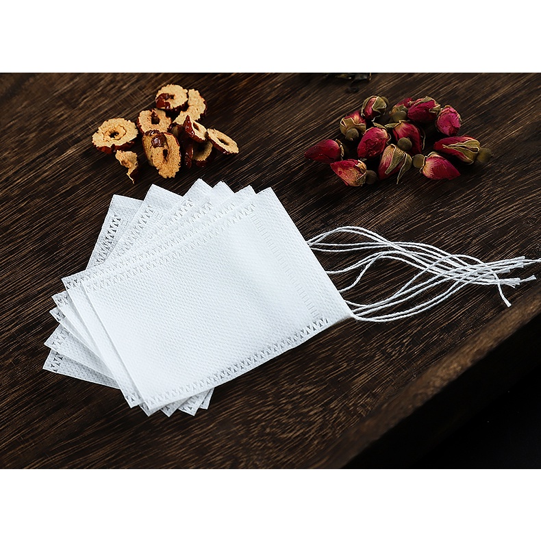 [ SG Seller ] 100 Pcs Non-woven tea bag / Chinese Medicine bag — view 4