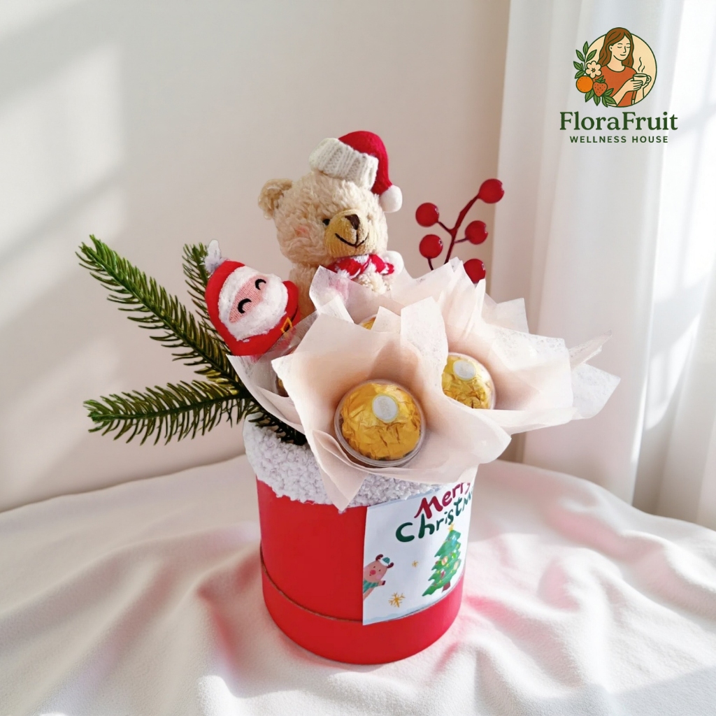 FloraFruit Wellness House -Christmas Chocolate Gift Bucket for Kids / for Friends / for Couple — view 4