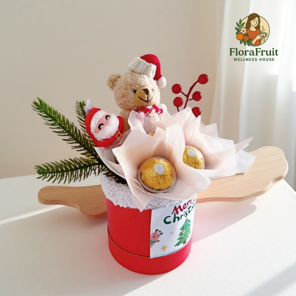 FloraFruit Wellness House -Christmas Chocolate Gift Bucket for Kids / for Friends / for Couple — view 5