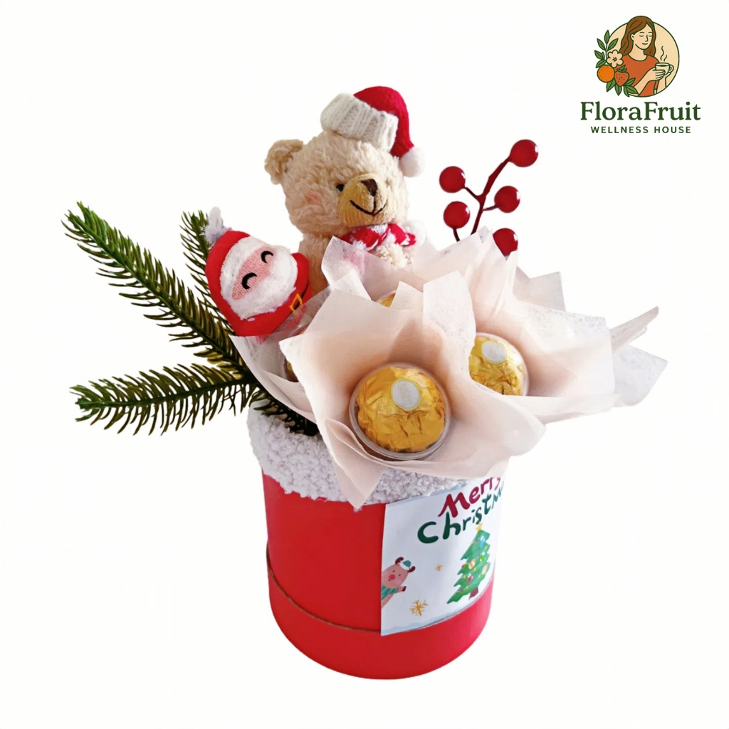 FloraFruit Wellness House -Christmas Chocolate Gift Bucket for Kids / for Friends / for Couple — view 6