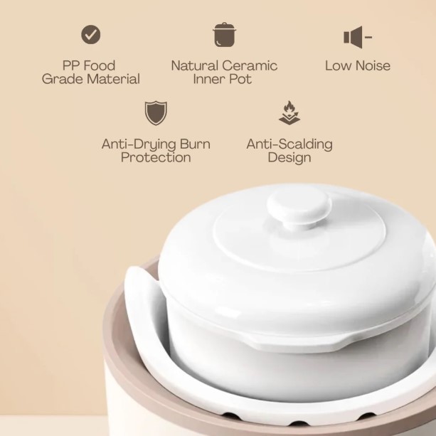 Bundle Deal 2 Pcs Premium Yan Zhan Bird's Nest with Stew Pot — view 5