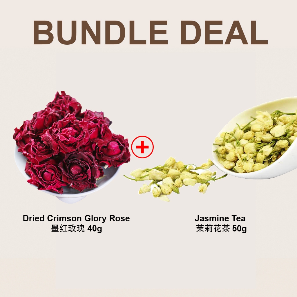 Bundle Deal Dried Crimson Glory 40g + Jasmine Tea 50g — view 3