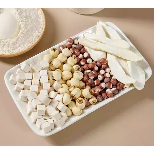 Si Shen Powder 480g Chinese Yam / Poria / Semen Euryales, / White Lotus Seed — view 5