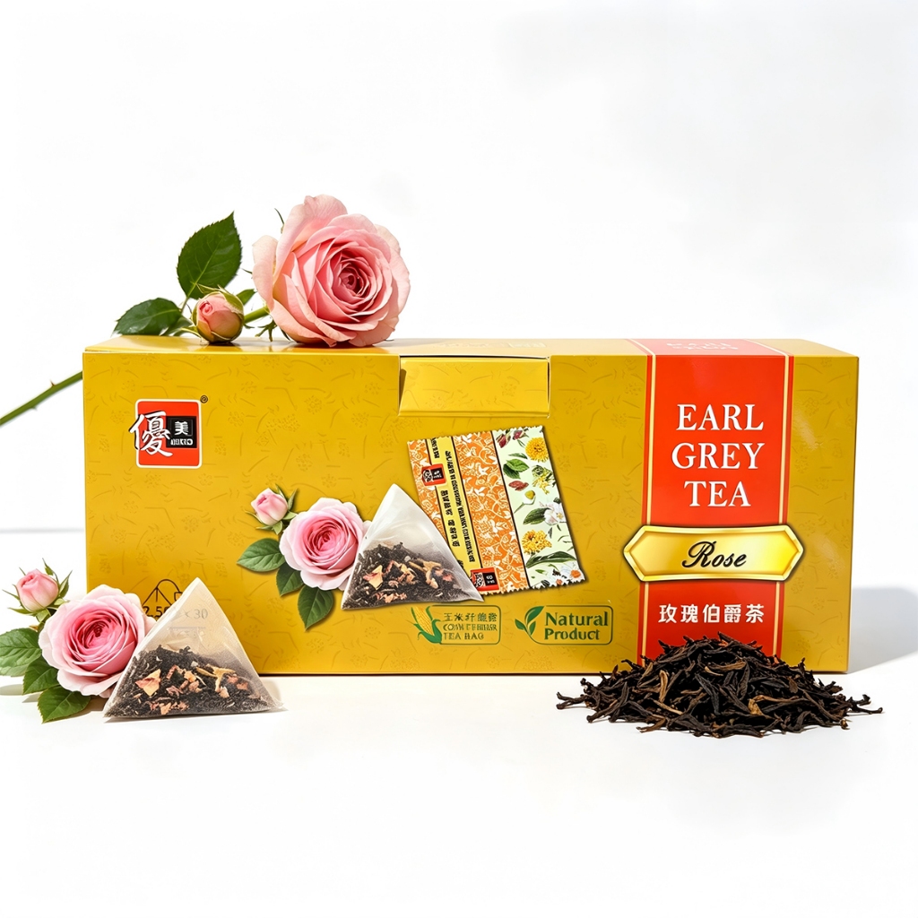 Rose Earl Grey Tea 2.5g X30 Sachets — view 3