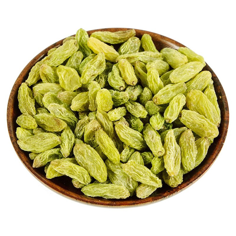 Fresh Jumbo Black Raisins 500g / Xinjiang Green Raisin 500g — view 2