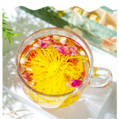 YUN NAN Glass Test Tube Dragon Ball Flower Ball Canned Rose Tea Ball Lily Flower Dragon Ball 8 Flavors Yunnan Pu'Er Tea — view 5