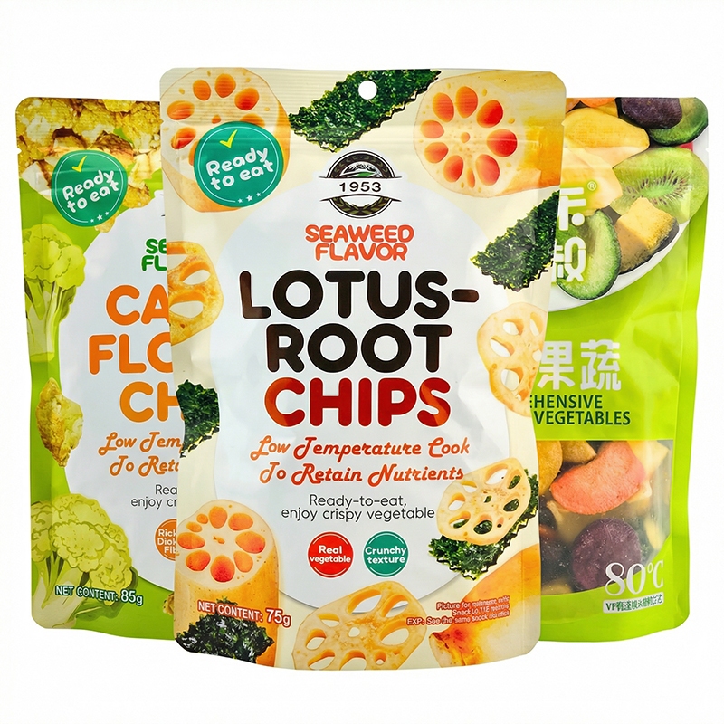 Freeze-Dry Fruits Vege 300g / Seaweed Cauliflower Chips 85g / Seaweed Lotus Root Chips75G — view 3
