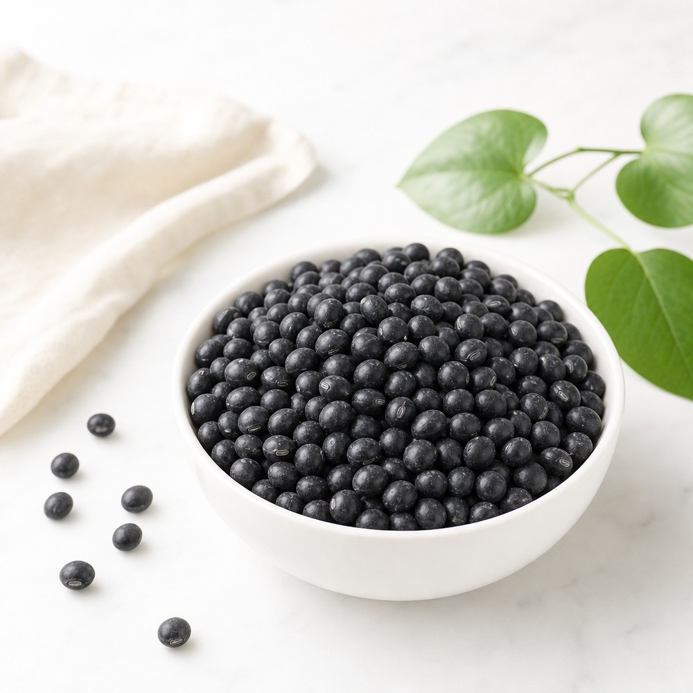 Organic Black Soybean with Green Kernels 500gX2Packs