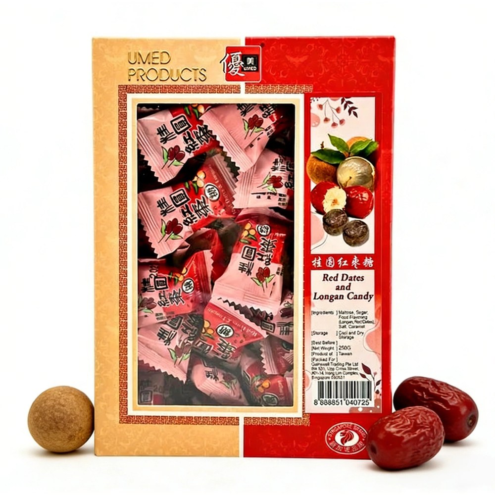 [ Product of Taiwan ] Red Dates & Longan Candy 250g — view 2