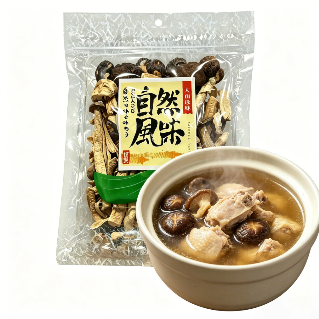 Freeze Dried Mushroom Herbal Soup Pack — view 3