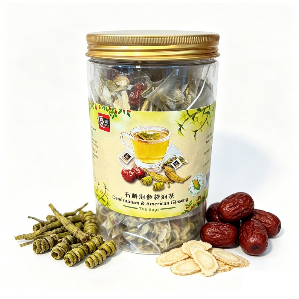 Dendrobium & American Ginseng Tea Bags 6.2g×20Pkts — view 2