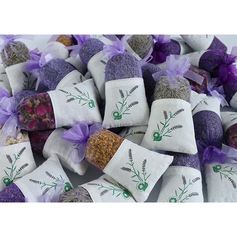 Natural Flower Sachet Over 8 Types / Lavender / Rose / Jasmine / Rosemary / Osmanthus Around 25gm — view 5