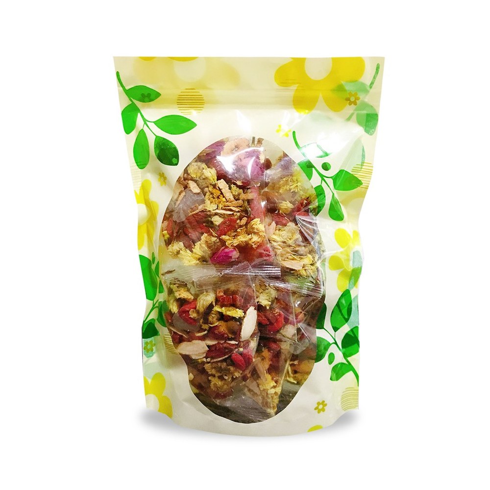 Eight Treasure Tea 6 Sachets X 20g ( Ginseng slices / Rose / Wolfberry / Longan) — view 2