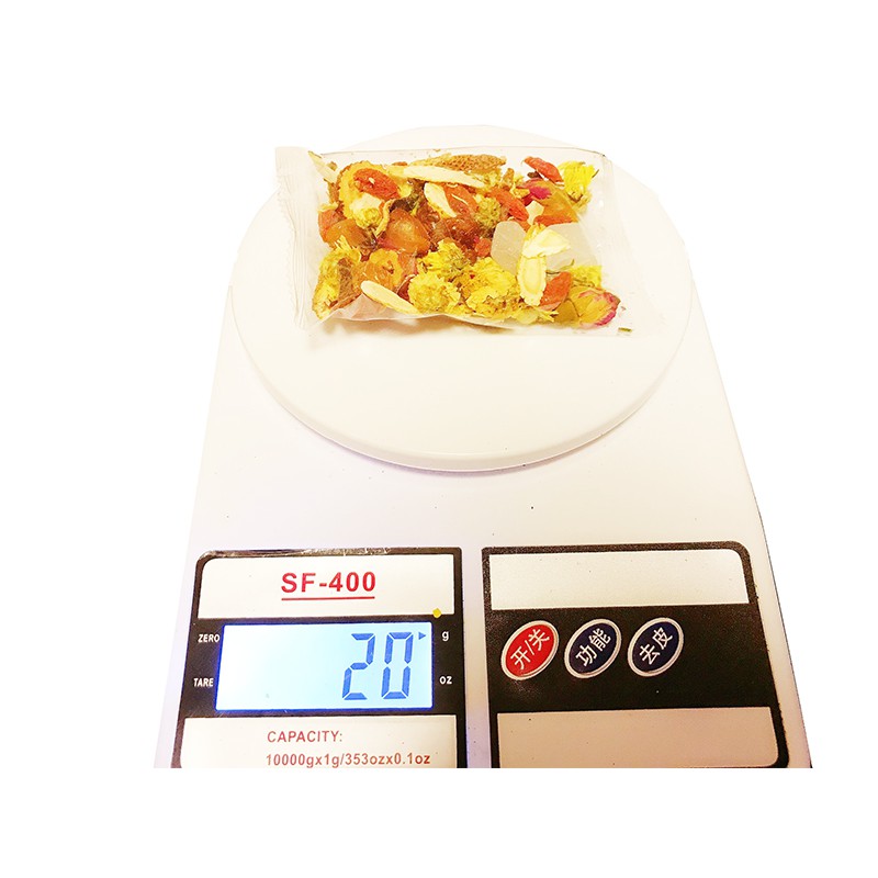 Eight Treasure Tea 6 Sachets X 20g ( Ginseng slices / Rose / Wolfberry / Longan) — view 5