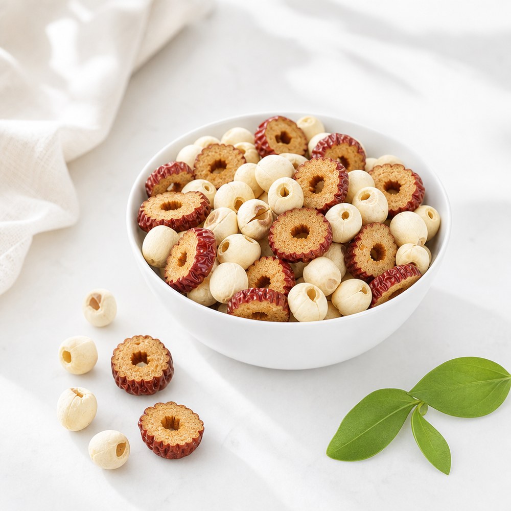 [ First 30 only] Buy White Lotus Seeds 300g Red Dates Slices 50g